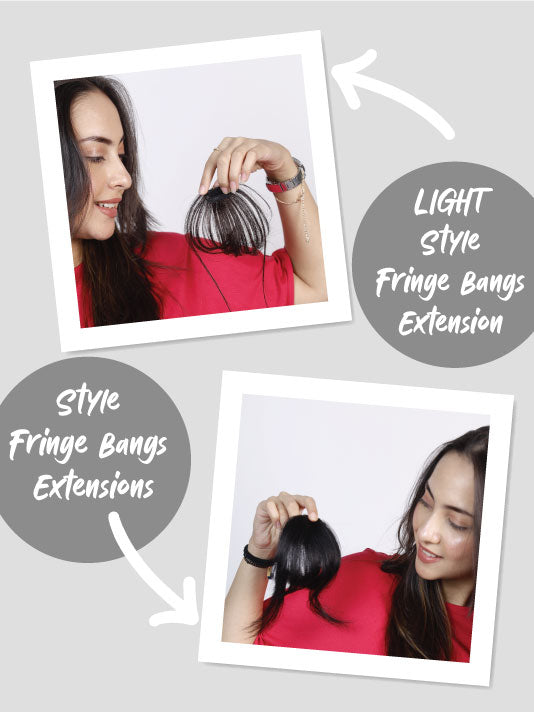 Light Style Fringe Bangs Extension