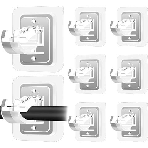 Self-Adhesive Curtain Rod Holder Clamps