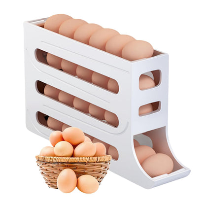 Automatic Rolling Egg Dispenser for Refrigerator