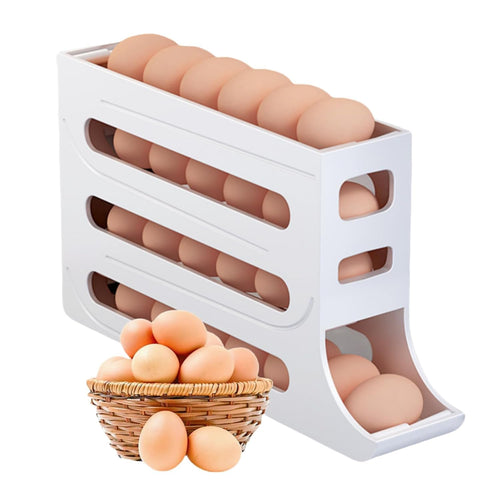 Automatic Rolling Egg Dispenser for Refrigerator