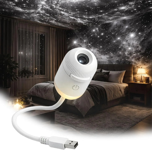 6-in-1 Galaxy Projector Night Light With 6 Projection Discs