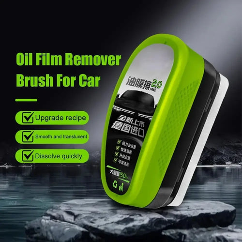 Car Glass Oil Film & Anti-Mist Remover