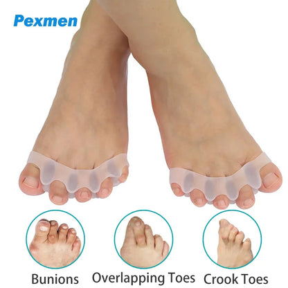 Soft Silicone Toe Separator & Foot Corrector