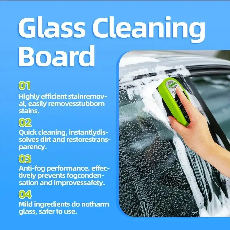 Car Glass Oil Film & Anti-Mist Remover
