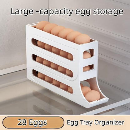 Automatic Rolling Egg Dispenser for Refrigerator