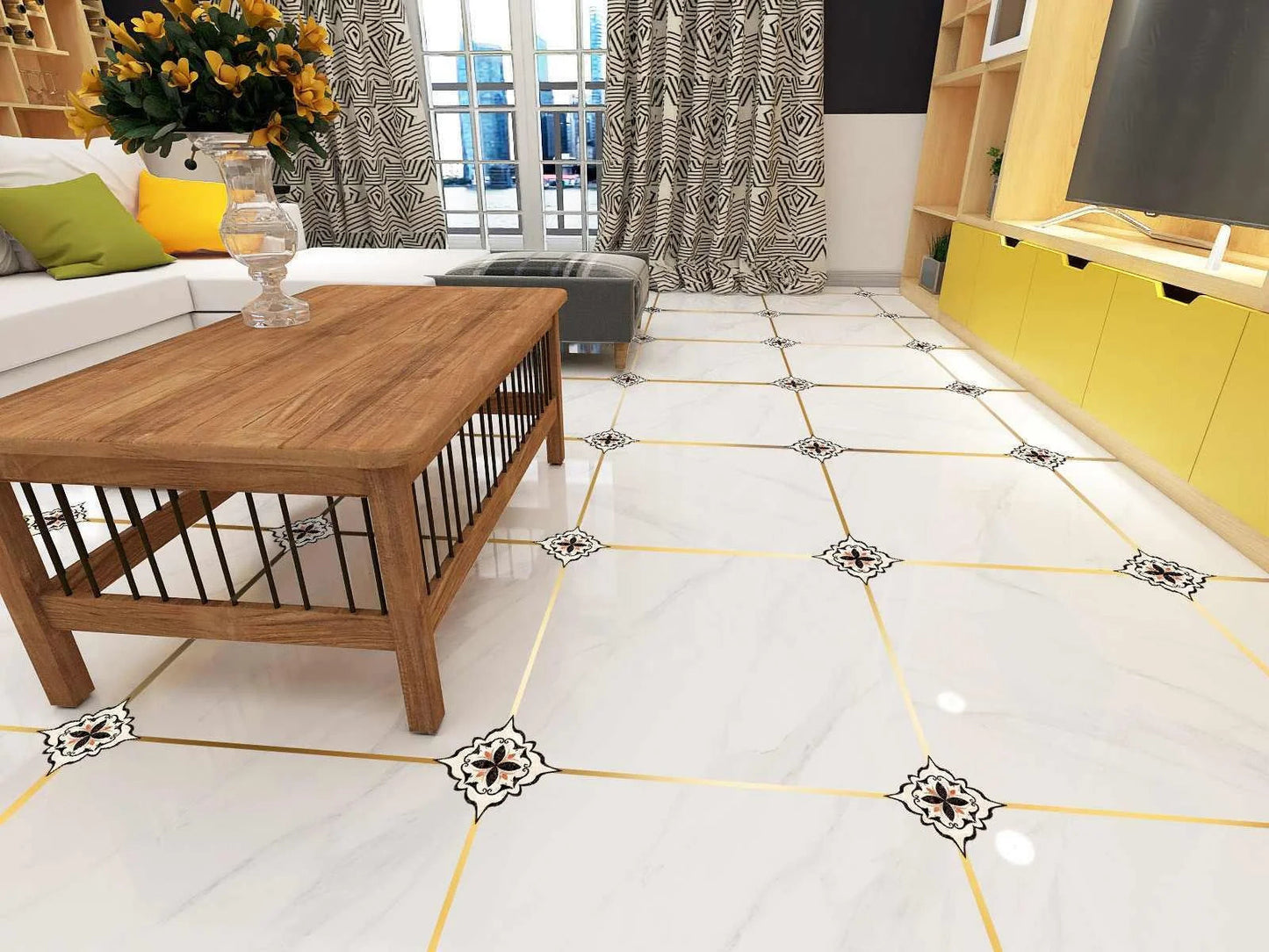 Waterproof Hard Tile Stickers – Instant Home Upgrade 🔥