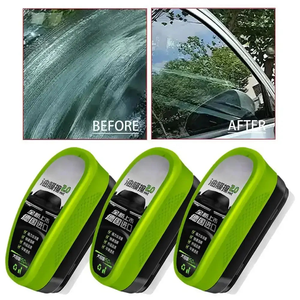 Car Glass Oil Film & Anti-Mist Remover