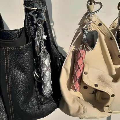 Lipstick Holder Charm Keychain