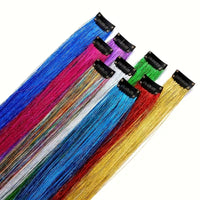 Glitter Hair Tinsel Extensions for Women