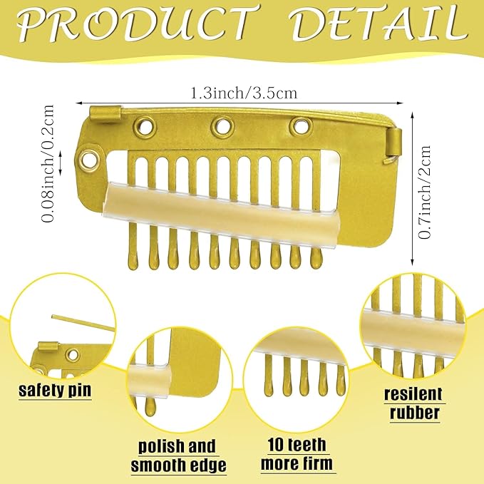Chunni Dupatta Clips with Safety Pin