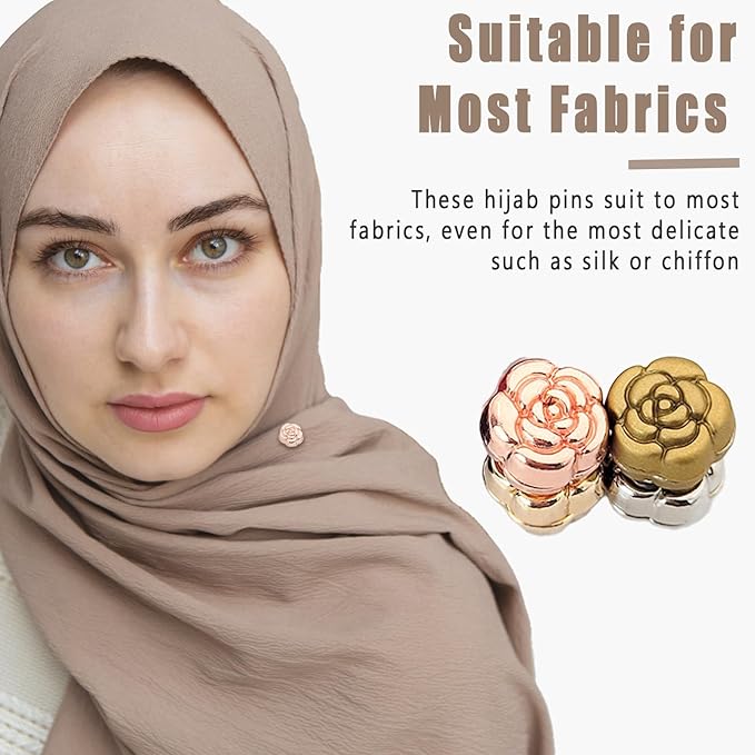Mini Flower Magnetic Clips For Women’s Clothing