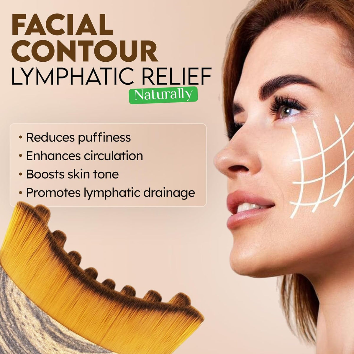 Lymphatic Contour Face Brush