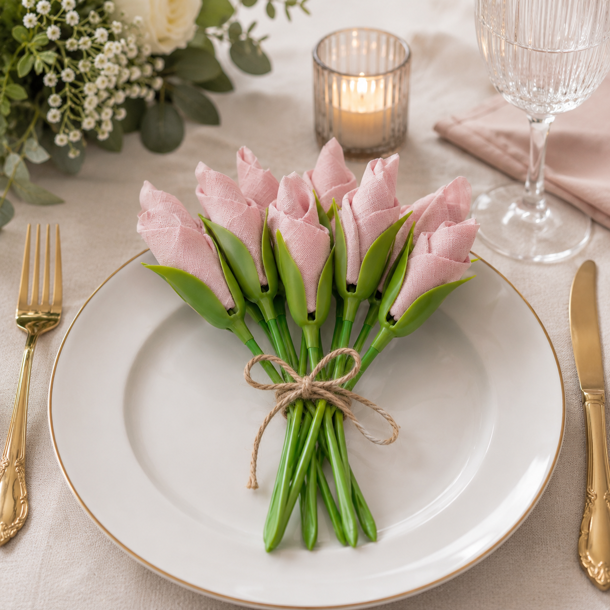Elegant Tulip Napkin Holder For Dining Tables