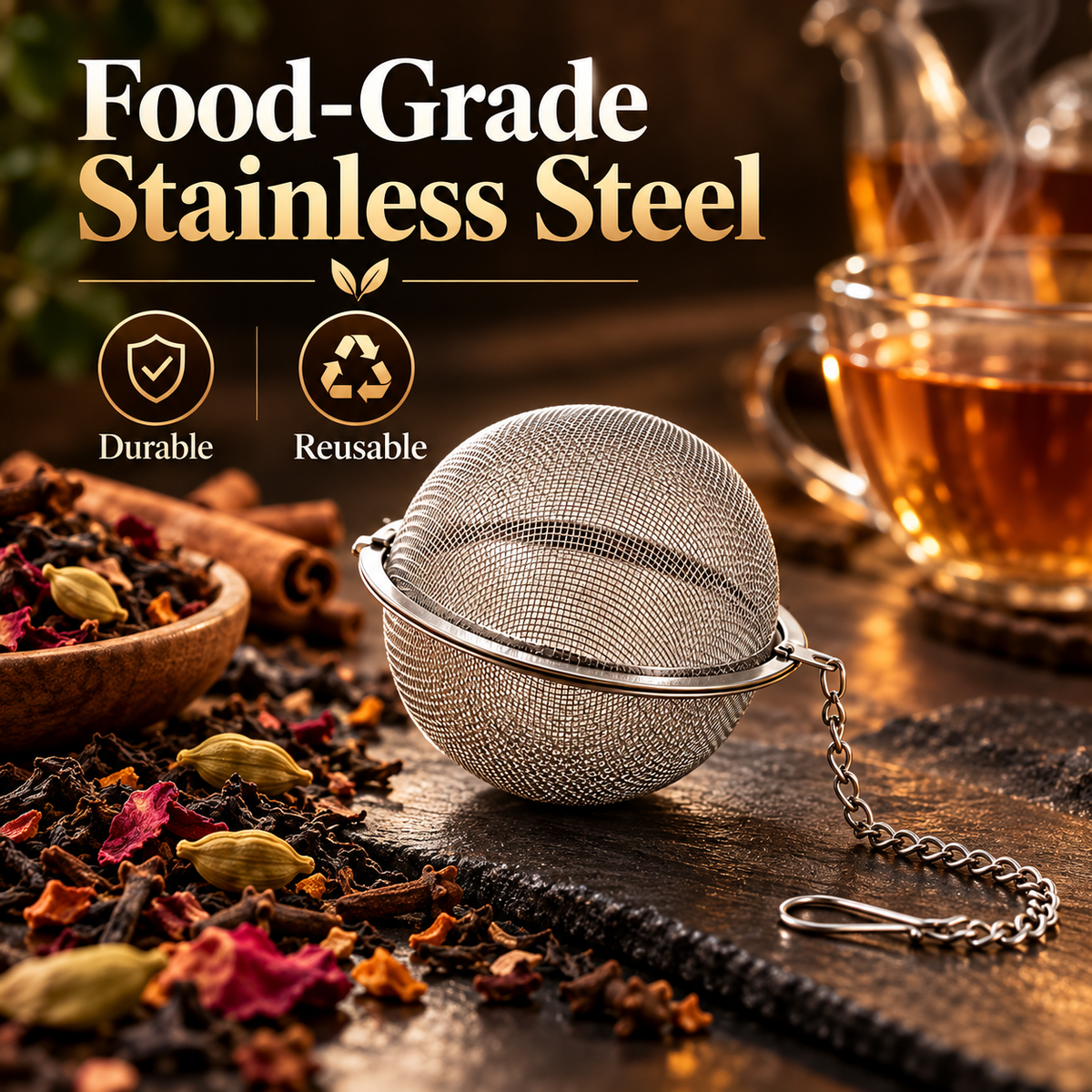 MultiChef 3-in-1 Stainless Steel Spice Infuser