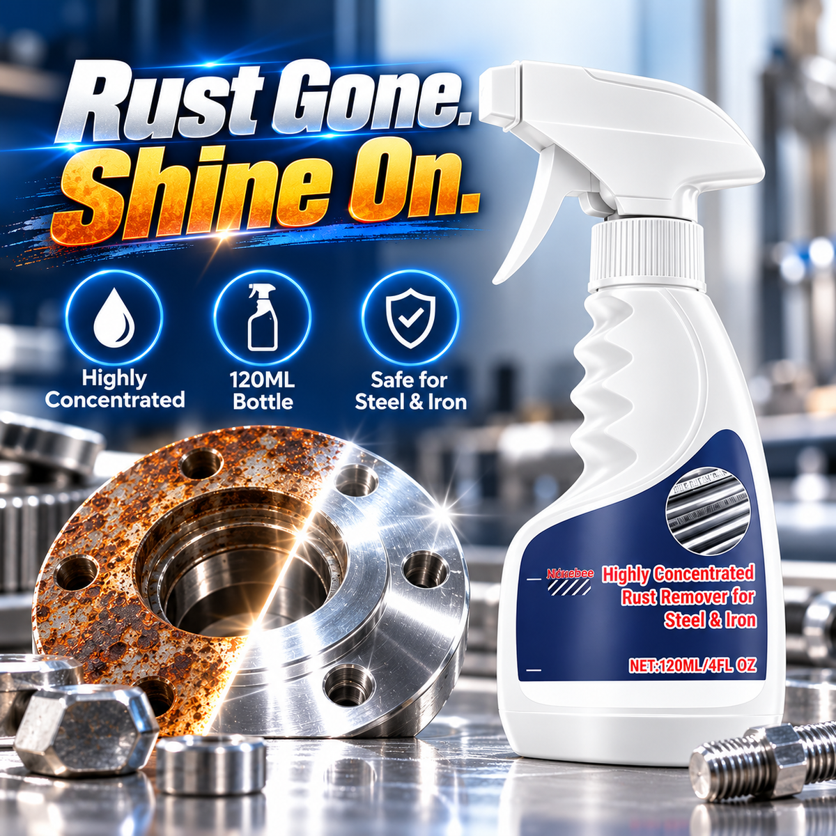 Multipurpose Rust Removal Spray