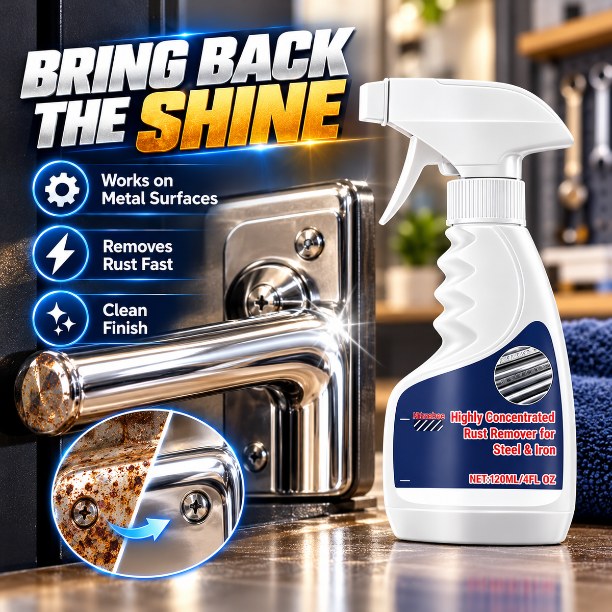 Multipurpose Rust Removal Spray