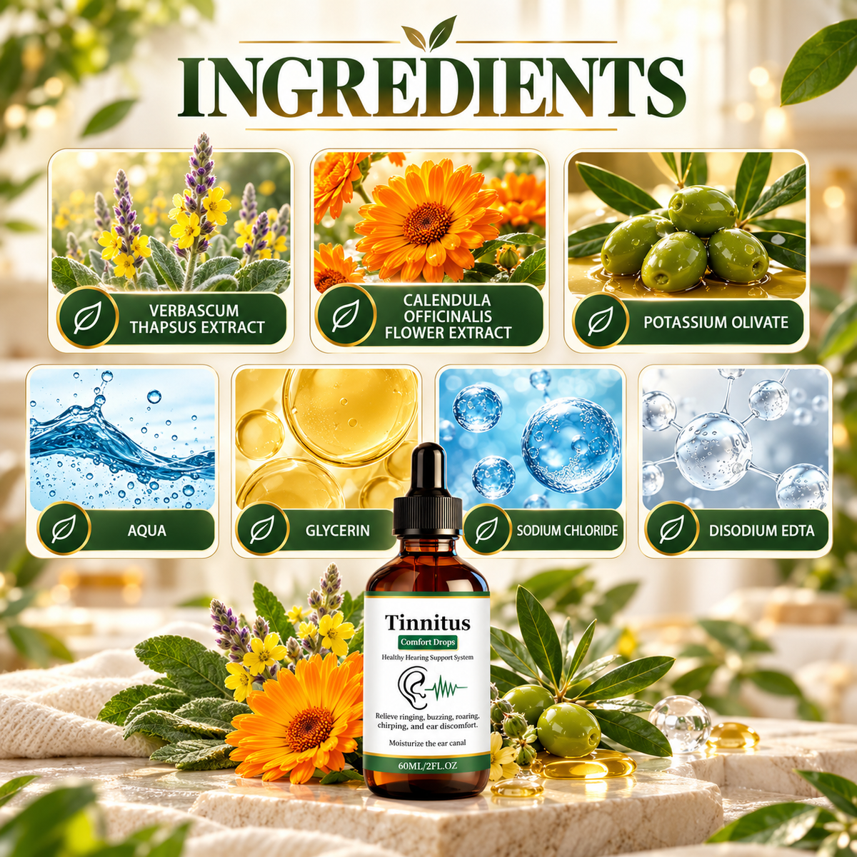 Tinnitus Relief Ear Drops