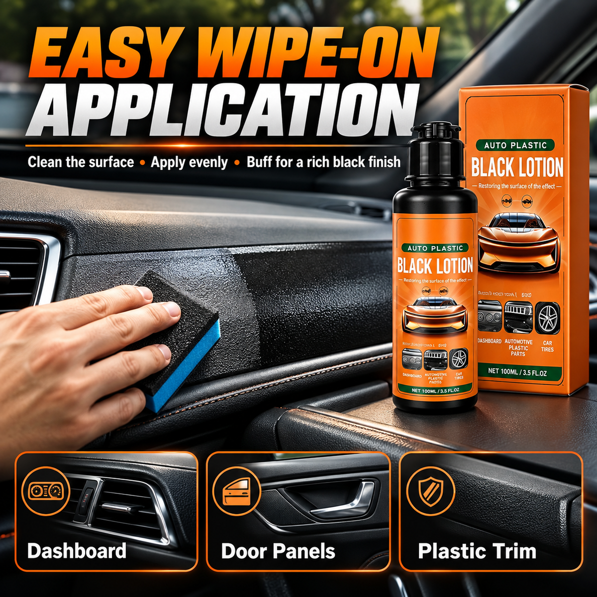 Multipurpose Plastic Restorer Lotion