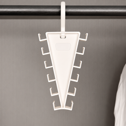 12-Hook Space-Saving Wardrobe Organizer