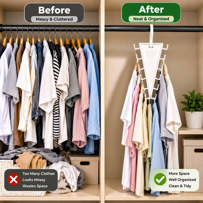 12-Hook Space-Saving Wardrobe Organizer