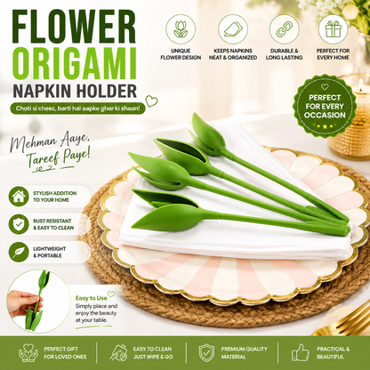 Elegant Tulip Napkin Holder For Dining Tables