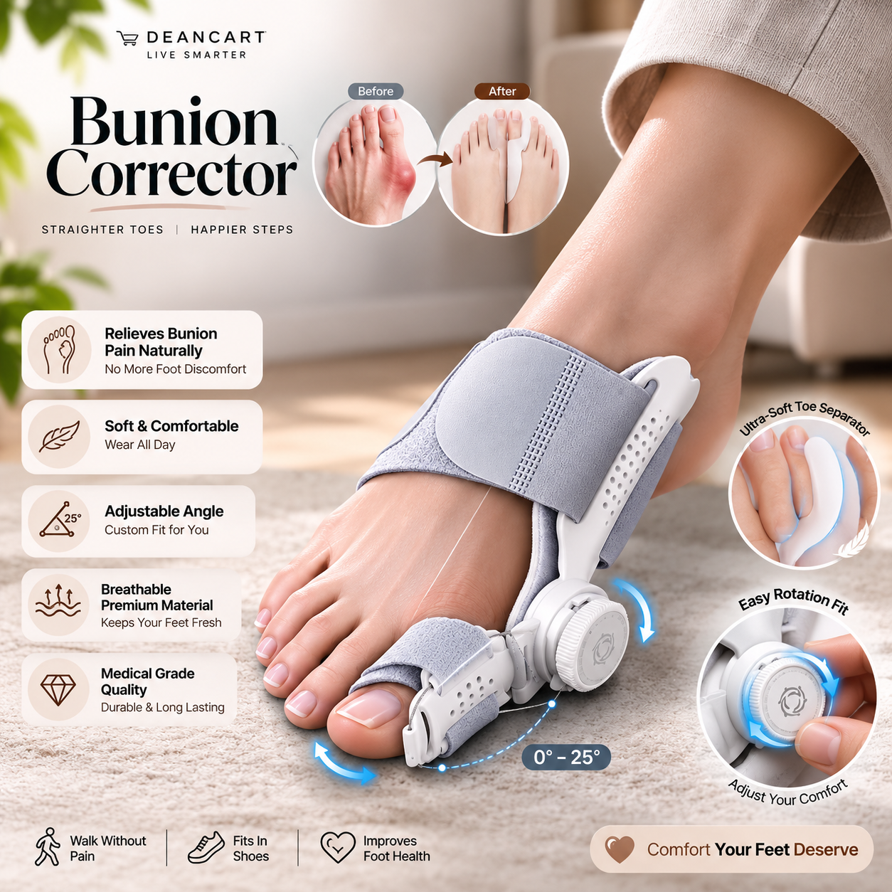 Pain Relief Bunion Toe Corrector