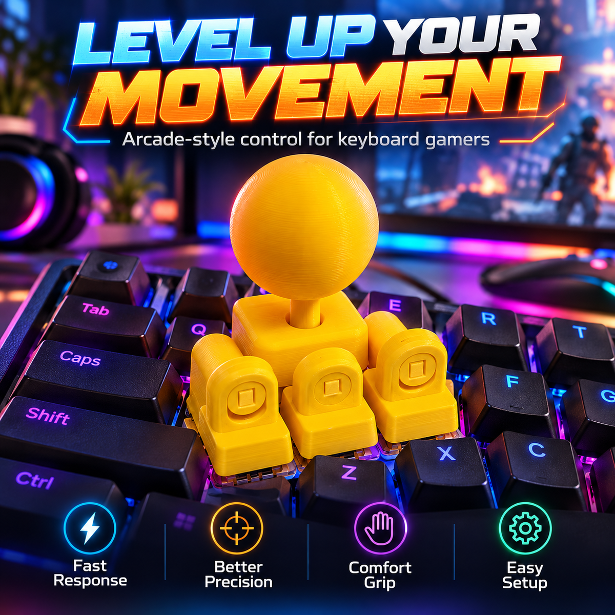 Mechanical Keyboard WASD Joystick Adapter