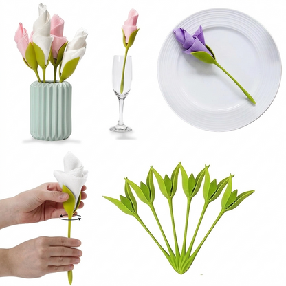 Elegant Tulip Napkin Holder For Dining Tables