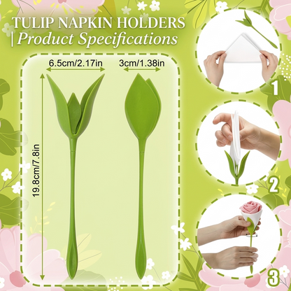 Elegant Tulip Napkin Holder For Dining Tables