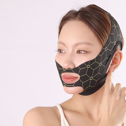 Black Double Chin Reduce Face Lifting Mask
