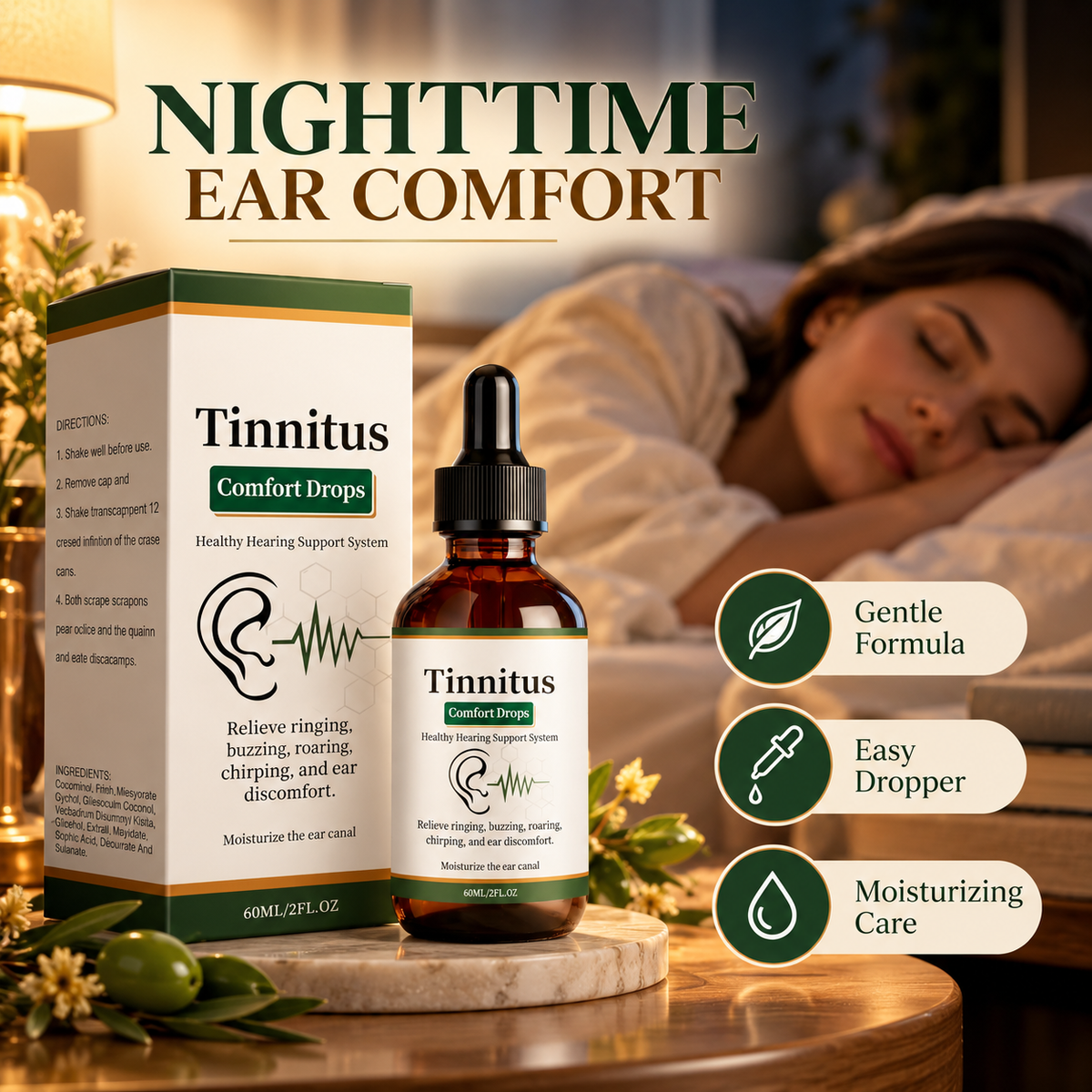 Tinnitus Relief Ear Drops