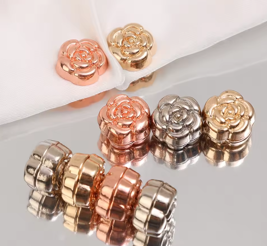 Mini Flower Magnetic Clips For Women’s Clothing