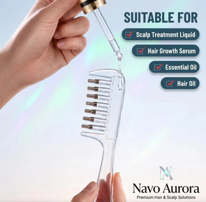 2-in-1 Scalp Massager & Oil Applicator Comb