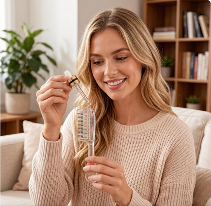 2-in-1 Scalp Massager & Oil Applicator Comb