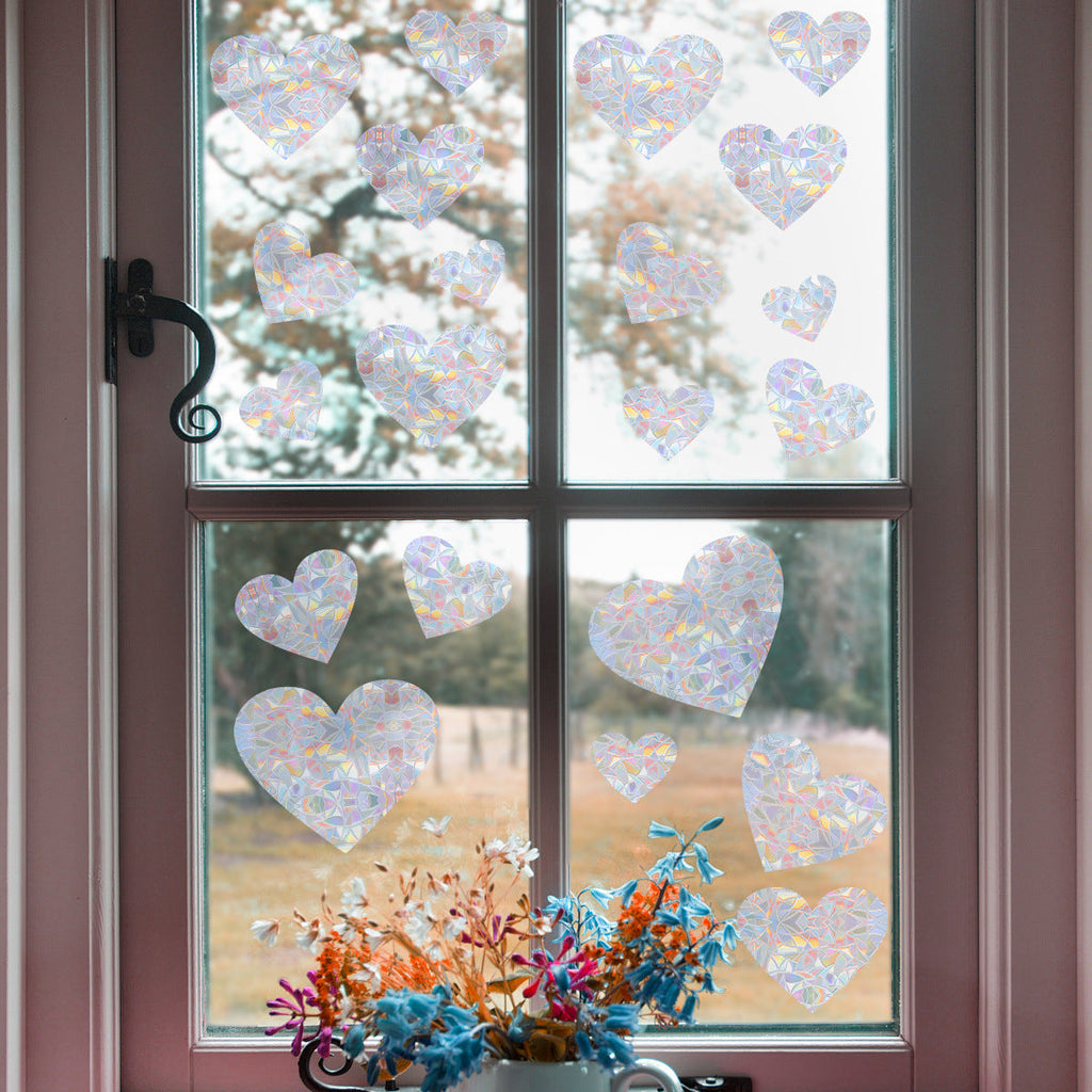 Sun Catcher Colorful Laser Glass Paper Rainbow
