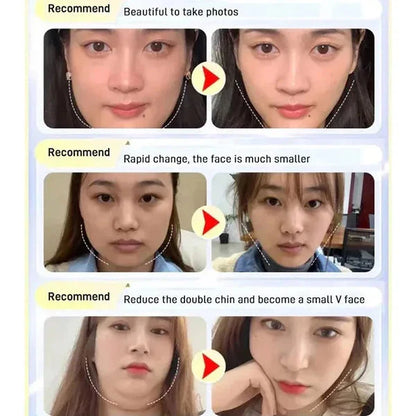 Black Double Chin Reduce Face Lifting Mask