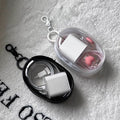 Transparent Travel Cable Organizer Bag With Key Chain
