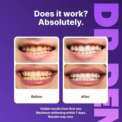 Purple Mouthwash Sachets For Teeth Whitening