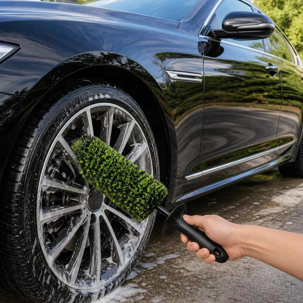 Hybrid Wheel Barrel Brush