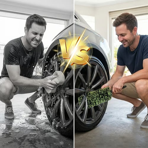 Hybrid Wheel Barrel Brush