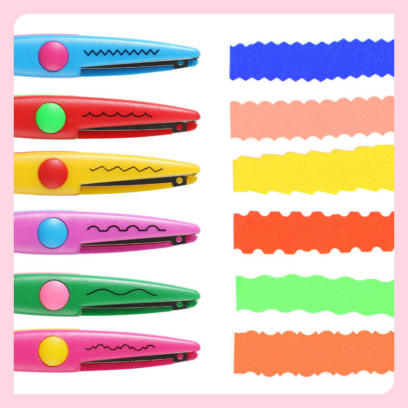 Kids Safety Art Scissors Set for Crafts & Scrapbooking